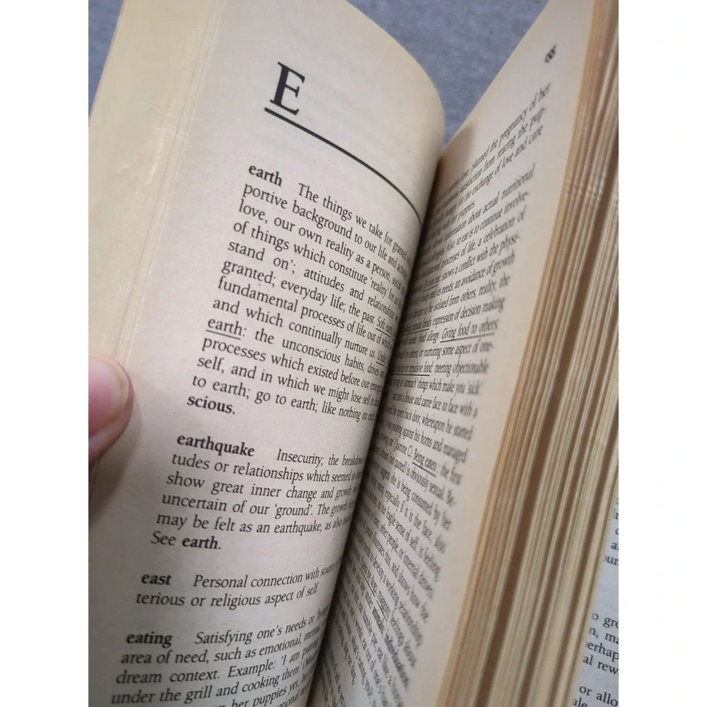 Dream Dictionary Guide To Dreams & Sleep Experiences Tony Crisp VTG 1991 Dell PB